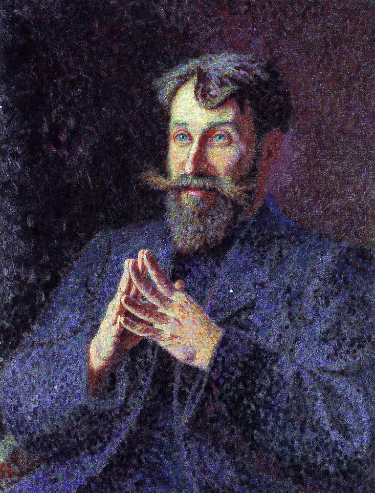 Georges Lacombe Portrait of Paul Ranson - Hand Painted Oil Painting