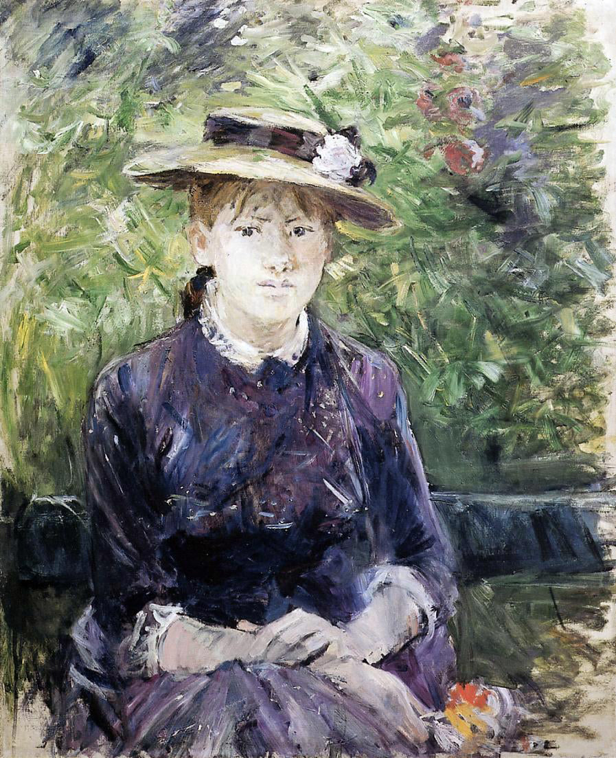 Berthe Morisot Portrait of Paule Gobillard - Hand Painted Oil Painting