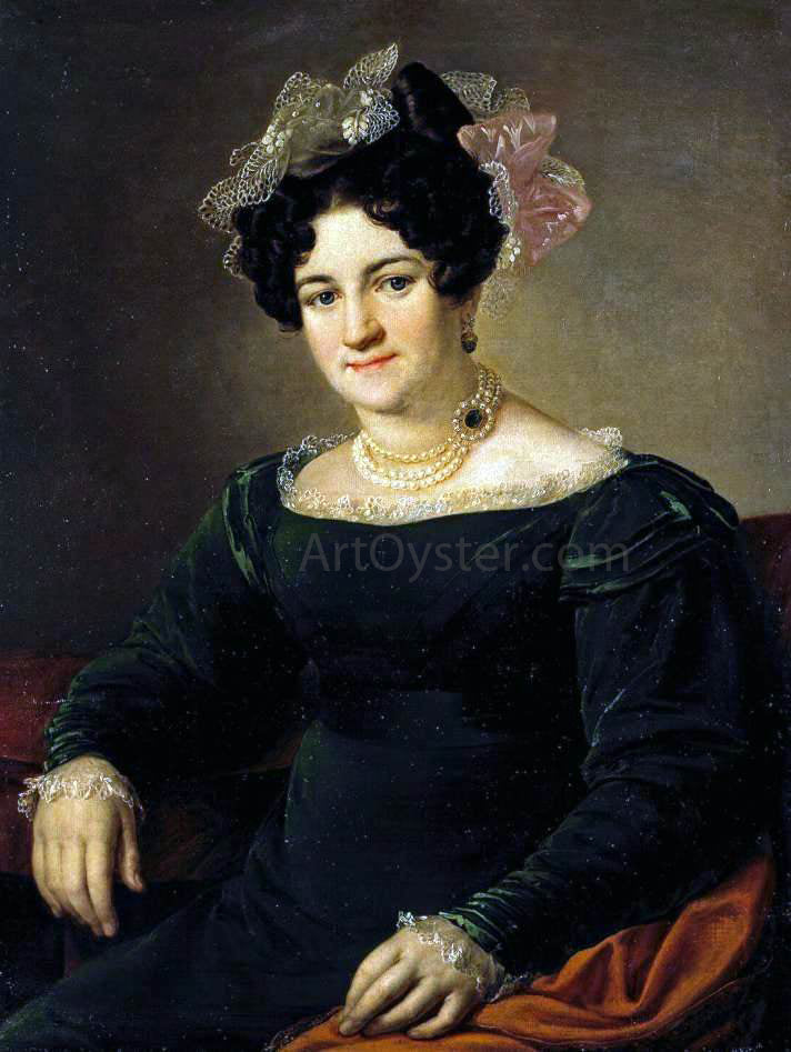 Vasily Andreyevich Tropinin Portrait of P.I. Sapoznikova - Hand Painted Oil Painting