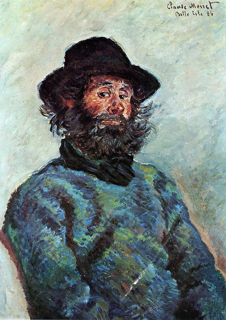 Claude Oscar Monet Portrait of Poly, fisherman at Kervillaouen - Hand Painted Oil Painting