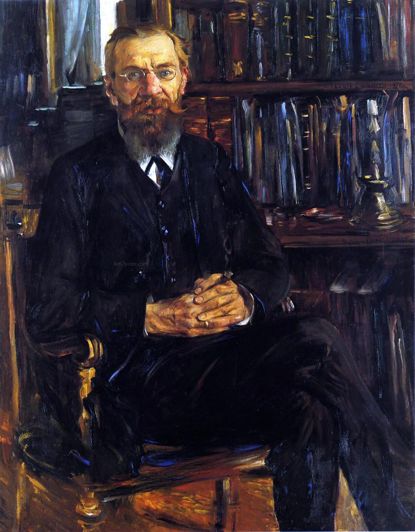 Lovis Corinth Portrait of Professor Eduard Meyer - Hand Painted Oil Painting