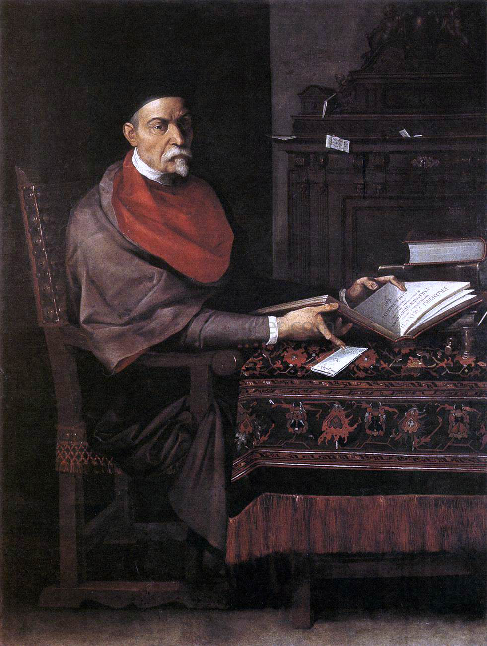  Giuseppe Cesari Portrait of Prospero Farinaccio - Hand Painted Oil Painting