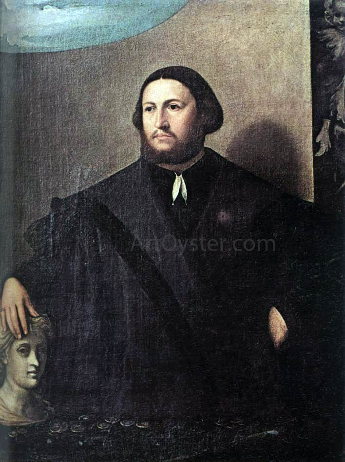  Sebastiano Florigerio Portrait of Raffaele Grassi - Hand Painted Oil Painting