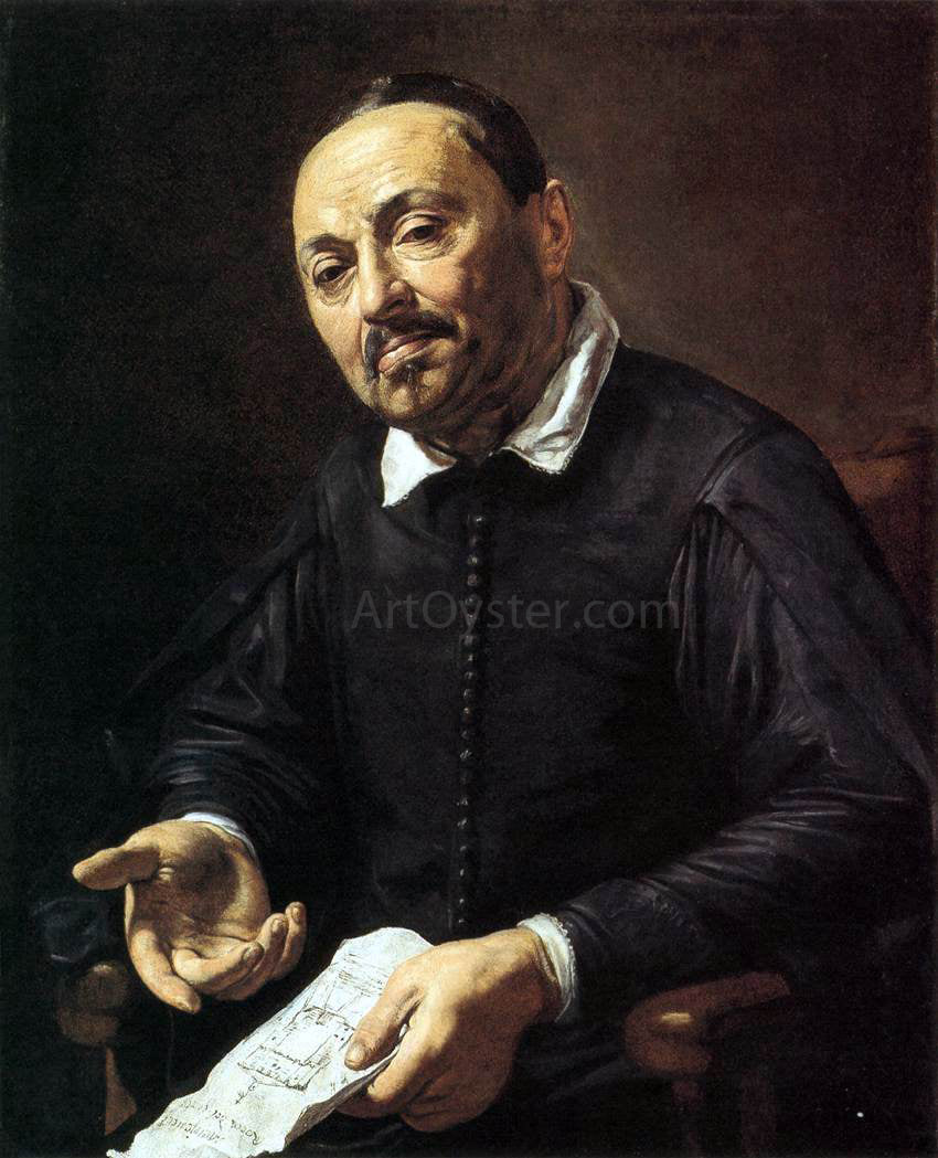 Valentin De boulogne Portrait of Raffaello Menicucci - Hand Painted Oil Painting