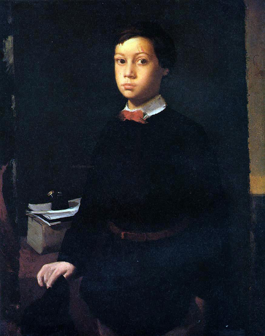 Edgar Degas Portrait of Rene De Gas - Hand Painted Oil Painting