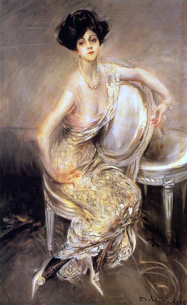 Giovanni Boldini Portrait of Rita de Acosta Lydig - Hand Painted Oil Painting
