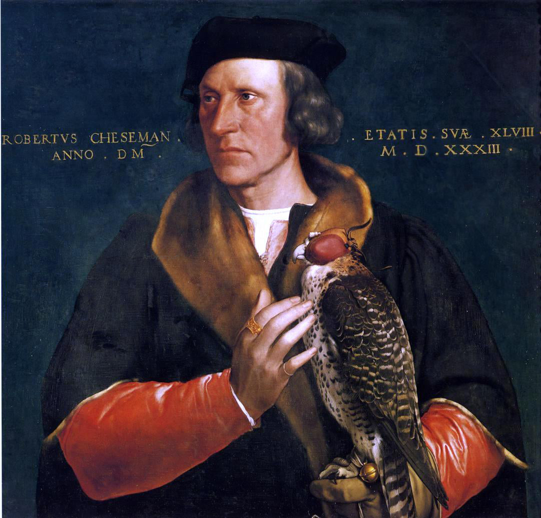 The Younger Hans Holbein Portrait of Robert Cheseman - Hand Painted Oil Painting