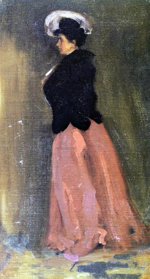 Alfred Henry Maurer Portrait of Rosalie Fitzpatrick "Riz" - Hand Painted Oil Painting