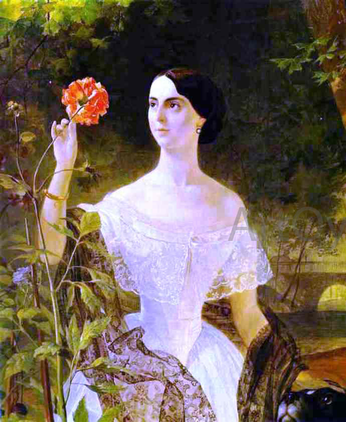 Karl Pavlovich Brulloff Portrait of S. A. Bobrinsky - Hand Painted Oil Painting