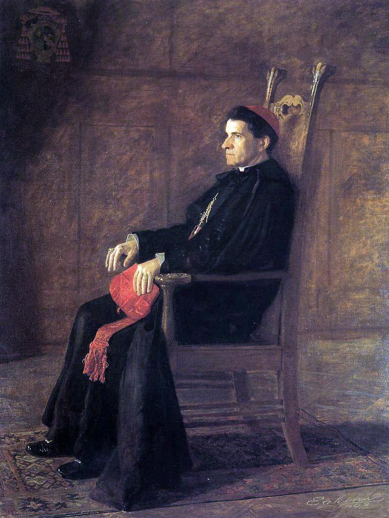 Thomas Eakins Portrait of Sebastiano Cardinal Martinelli - Hand Painted Oil Painting