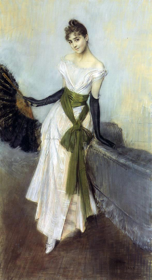 Giovanni Boldini Portrait of Signorina Concha de Ossa - Hand Painted Oil Painting