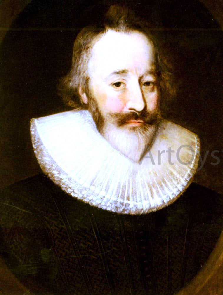 Cornelis Janssens van Ceulen Portrait of Sir Henry Spiller Of Laleham - Hand Painted Oil Painting