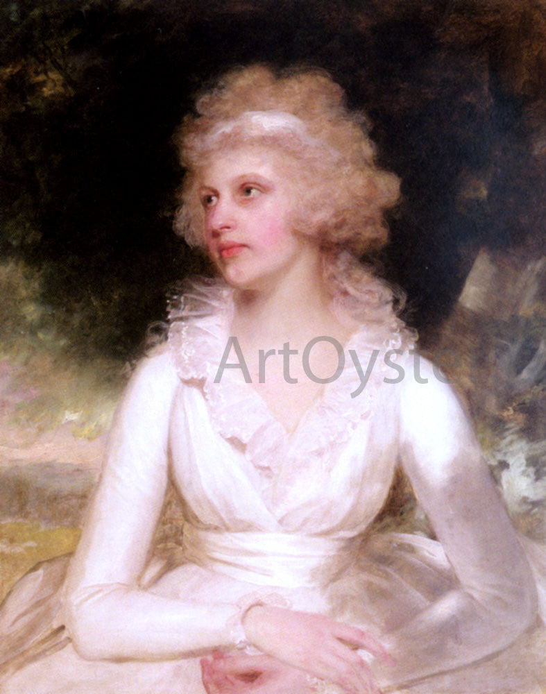 William Beechey Portrait of Sophia Anne Raymond-Barker - Hand Painted Oil Painting