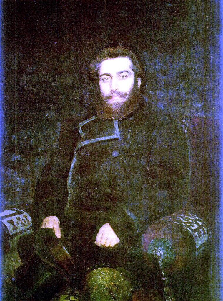 Ilia Efimovich Repin Portrait of the Artist Arkhip Kuinji. - Hand Painted Oil Painting