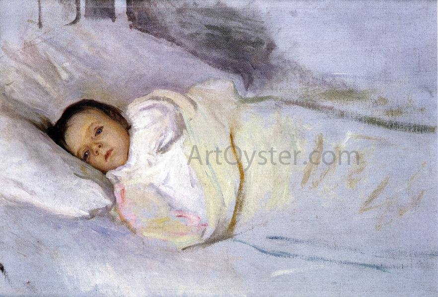 Joseph DeCamp Portrait of the Artist's Daughter - Hand Painted Oil Painting