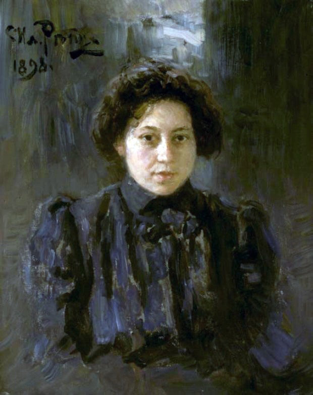 Ilia Efimovich Repin Portrait of the Artist's Daughter Nadezhda - Hand Painted Oil Painting