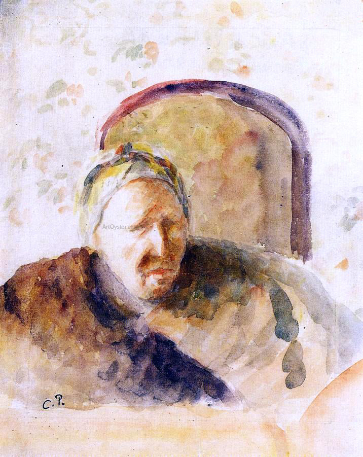 Camille Pissarro Portrait of the Artist's Mother - Hand Painted Oil Painting