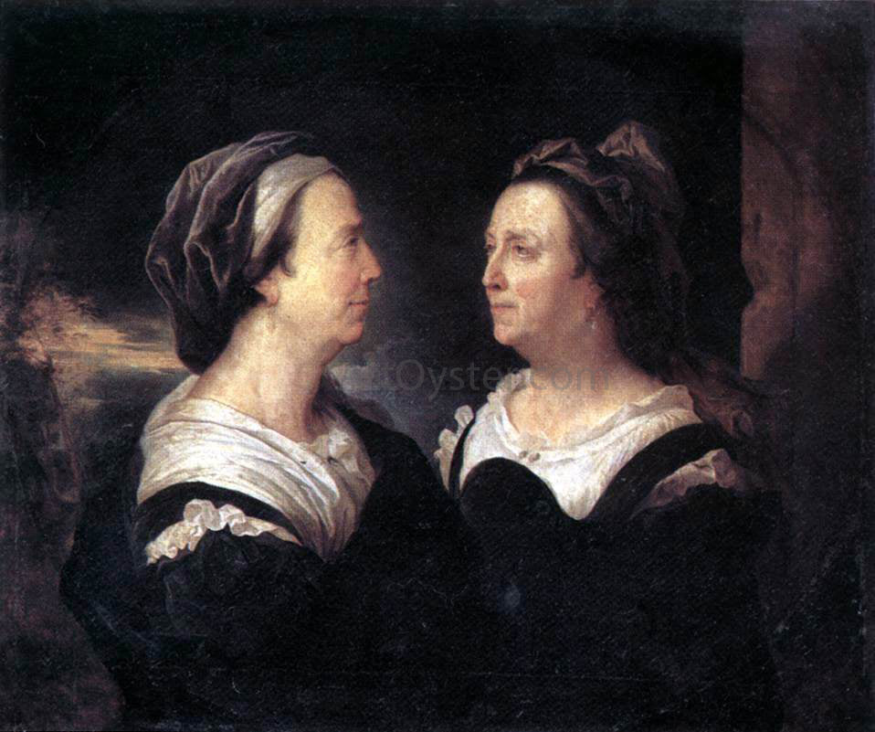 Hyacinthe Rigaud Portrait of the Artist's Mother - Hand Painted Oil Painting