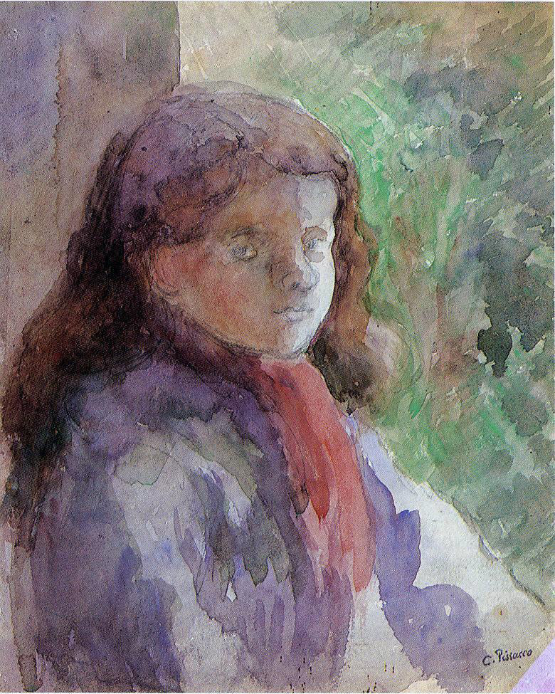 Camille Pissarro Portrait of the Artist's Son, Ludovic-Rudolphe - Hand Painted Oil Painting