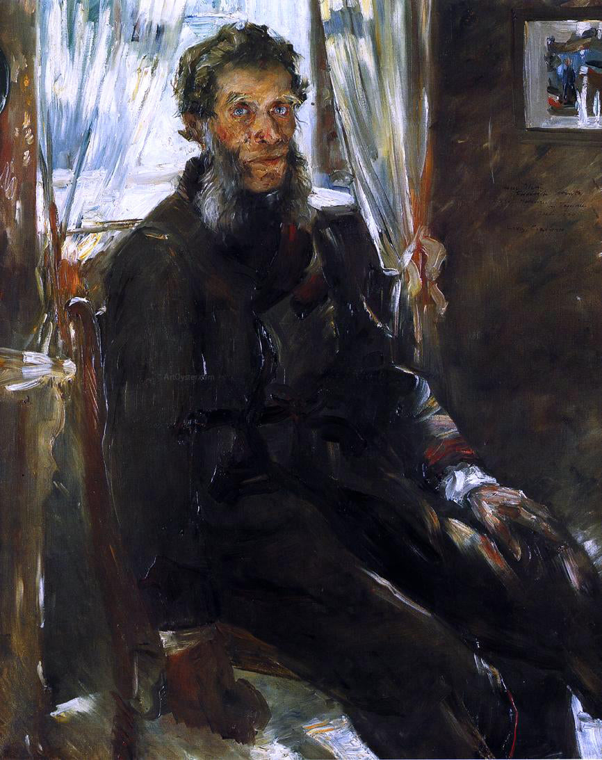Lovis Corinth Portrait of the Artist's Uncle, Friedrich Corinth - Hand Painted Oil Painting