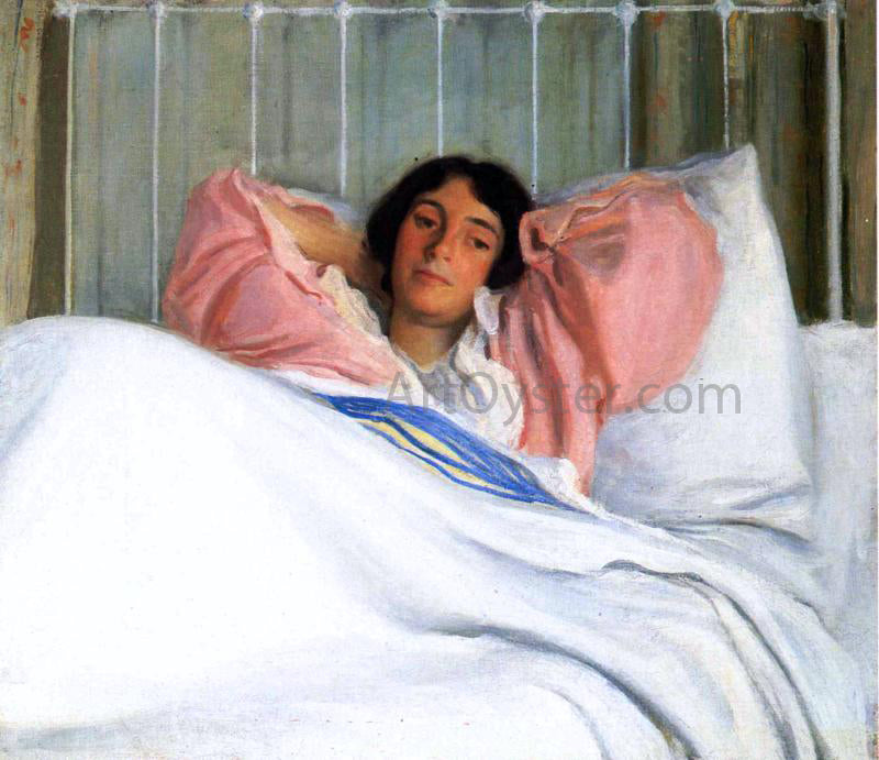 Joseph DeCamp Portrait of the Artist's Wive Edity - Hand Painted Oil Painting