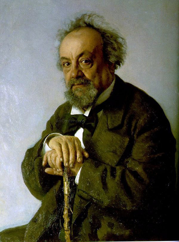 Ilia Efimovich Repin Portrait of the Author Alexey Pisemsky - Hand Painted Oil Painting