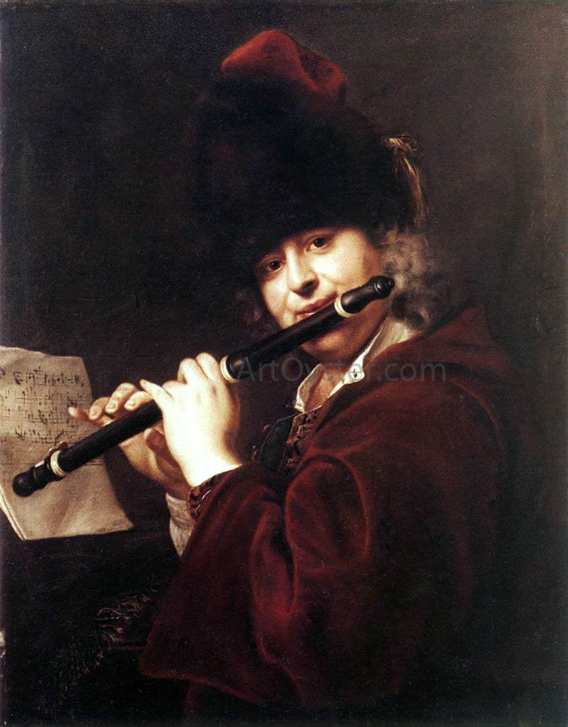 Jan Kupecky Portrait of the Court Musician Josef Lemberger - Hand Painted Oil Painting