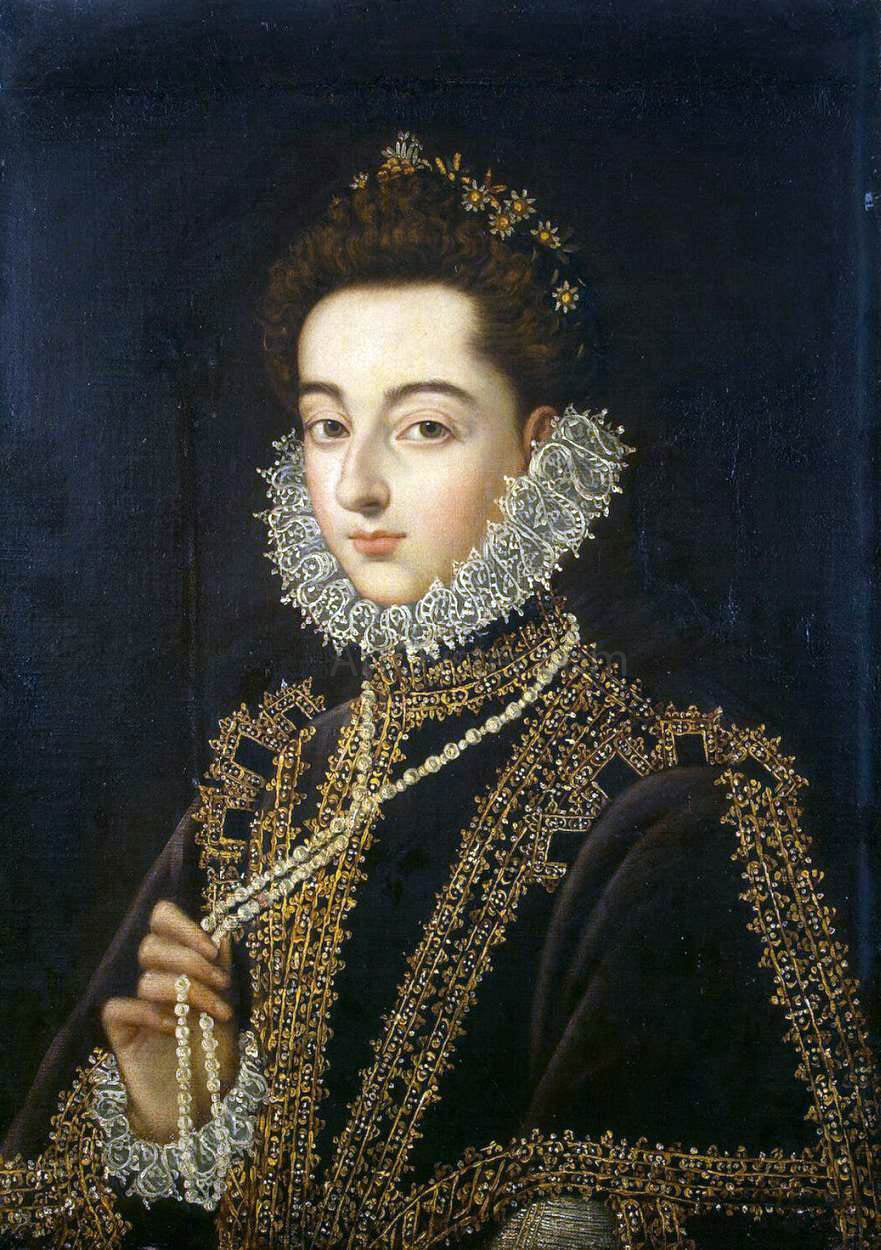Alonso Sanchez Coello Portrait of the Infanta Catalina Micaela - Hand Painted Oil Painting