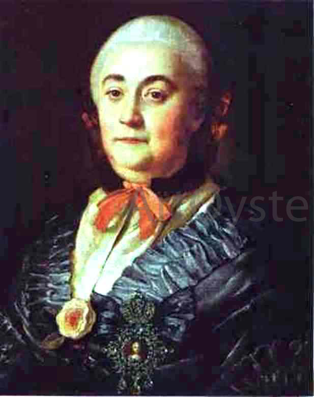 Alexey Petrovich Antropov Portrait of the Lady-in-Waiting A. M. Izmaylova - Hand Painted Oil Painting