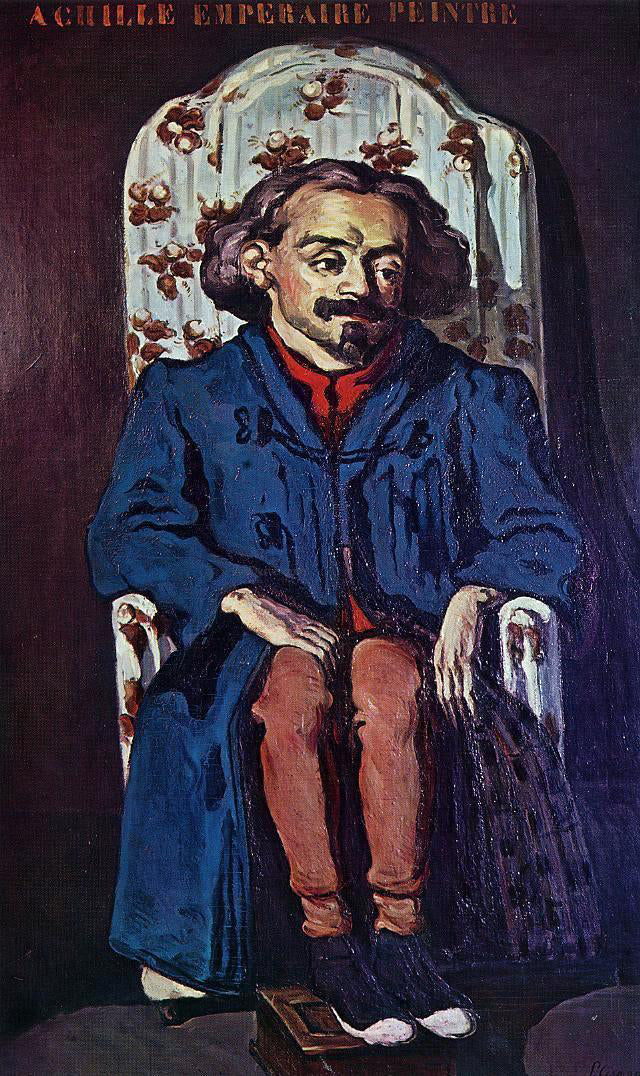 Paul Cezanne Portrait of the Painter, Achille Emperaire - Hand Painted Oil Painting