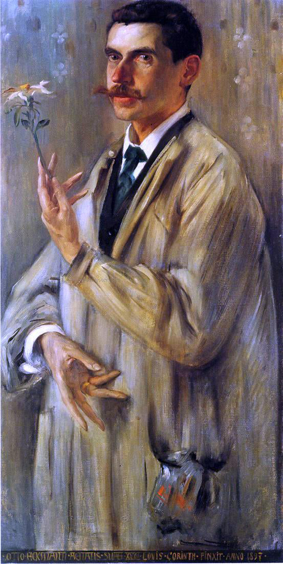 Lovis Corinth Portrait of the Painter Otto Eckmann - Hand Painted Oil Painting