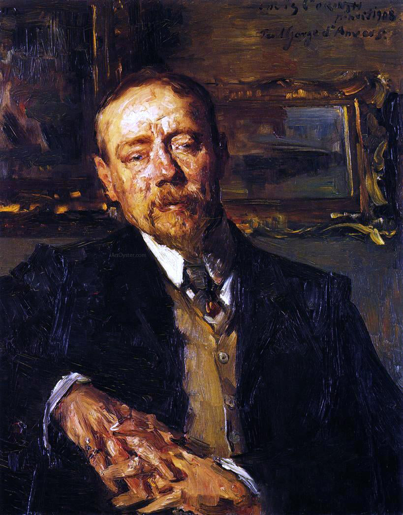 Lovis Corinth Portrait of the Painter Paul Eugene Gorge - Hand Painted Oil Painting
