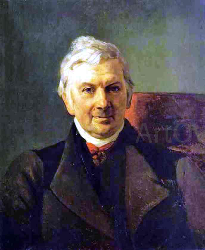 Karl Pavlovich Brulloff Portrait of the Professor of the Moscow Medical Academy K. A. Janish - Hand Painted Oil Painting