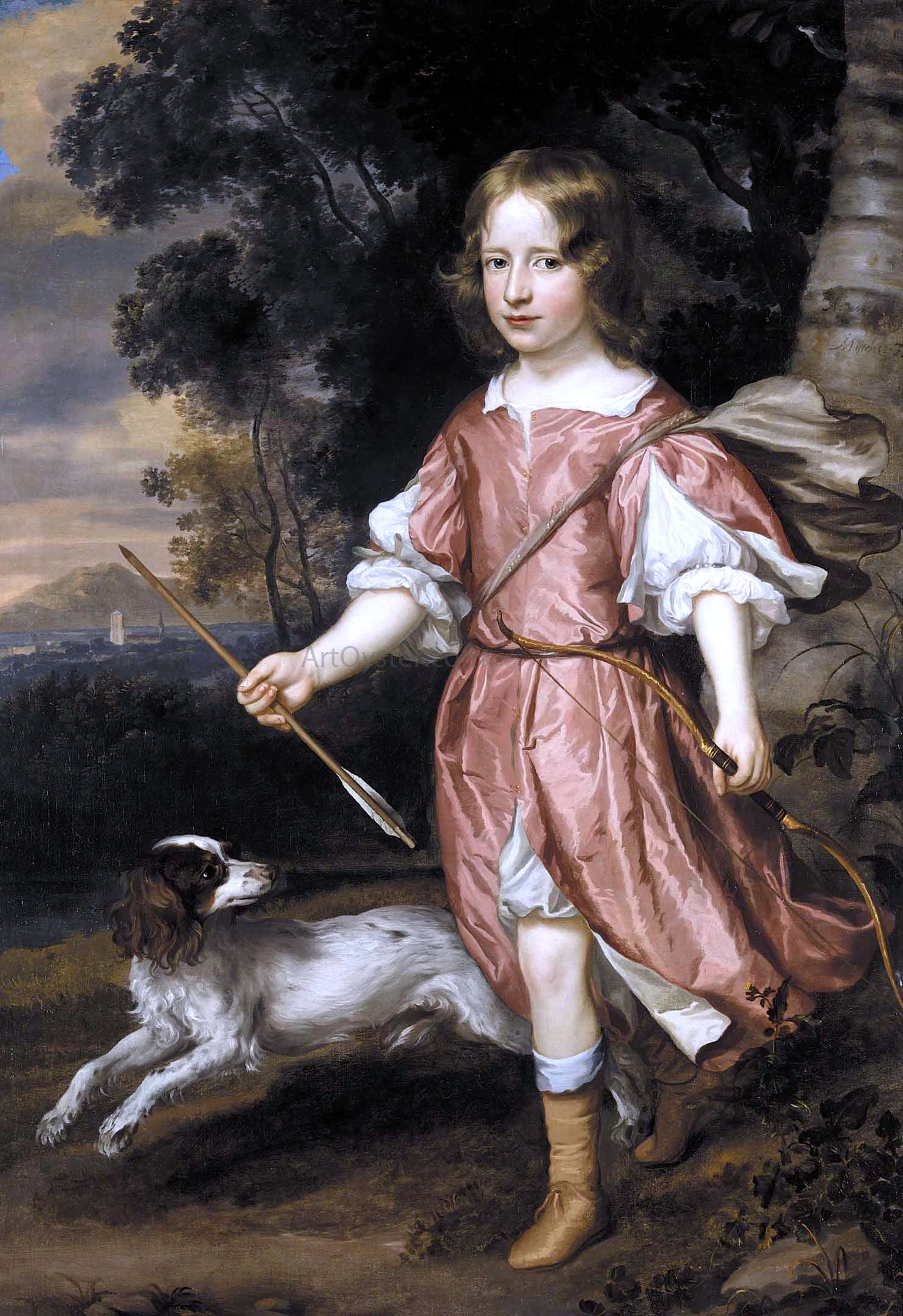  Jan Mytens Portrait of the Son of a Nobleman as Cupid - Hand Painted Oil Painting