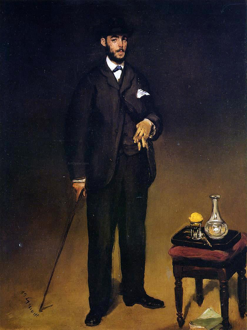 Edouard Manet Portrait of Theodore Duret - Hand Painted Oil Painting