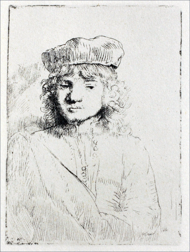 Rembrandt Van Rijn The Portrait of Titus, Rembrandt's Son - Hand Painted Oil Painting