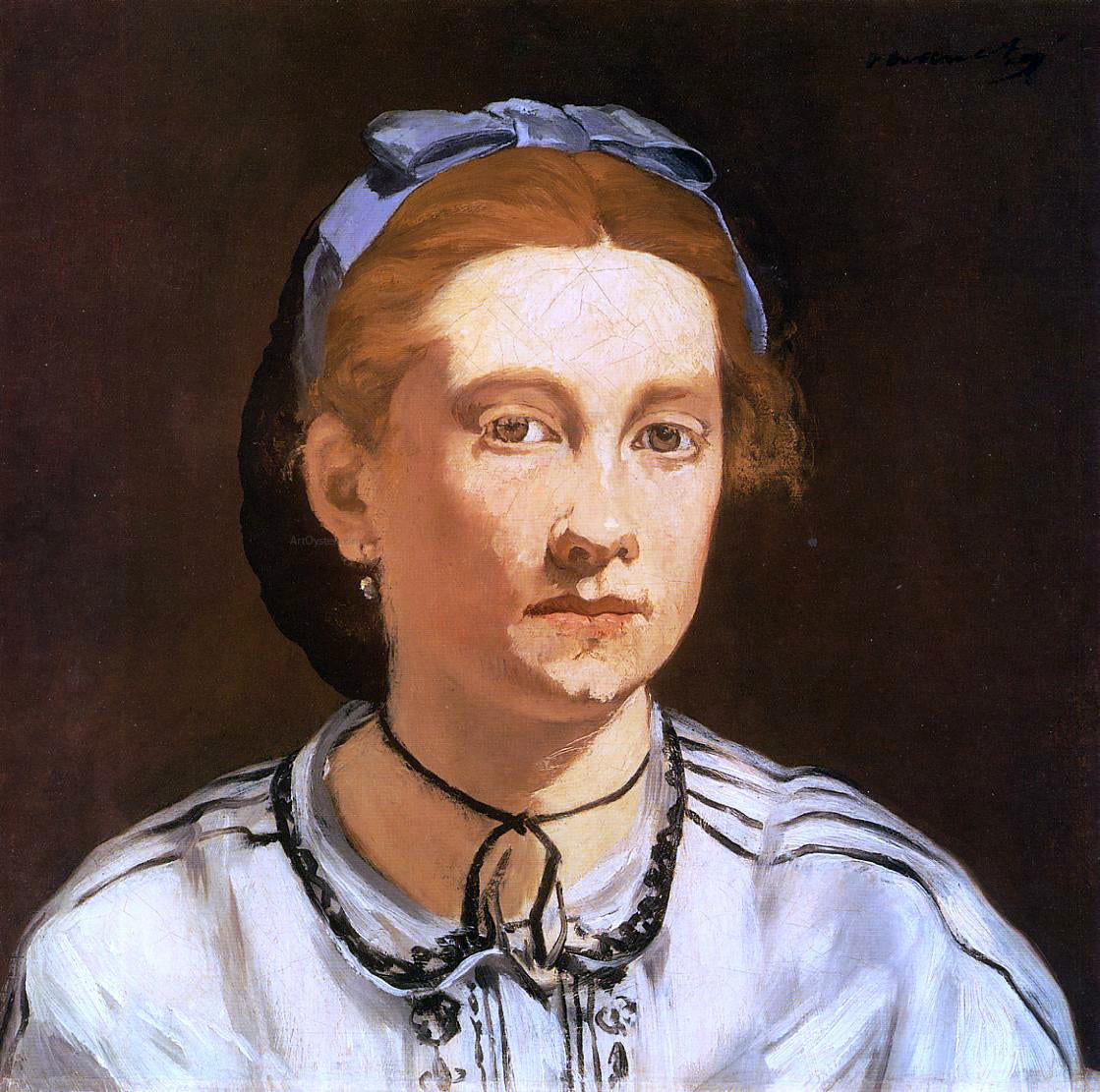Edouard Manet Portrait of Victorine Meurent - Hand Painted Oil Painting