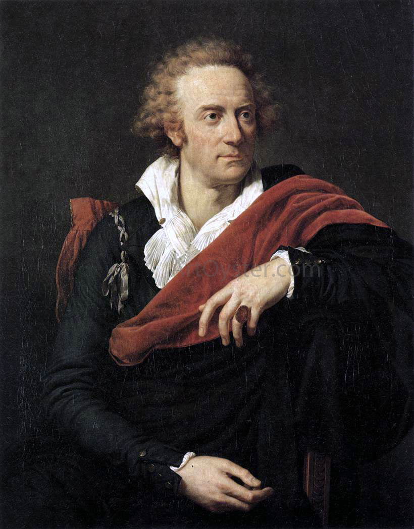  Francois-Xavier Fabre Portrait of Vittorio Alfieri - Hand Painted Oil Painting