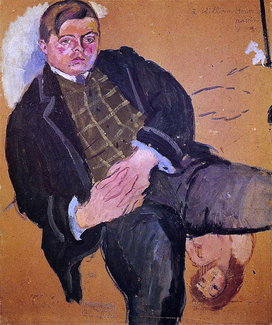 Jules Pascin Portrait of William Howard - Hand Painted Oil Painting