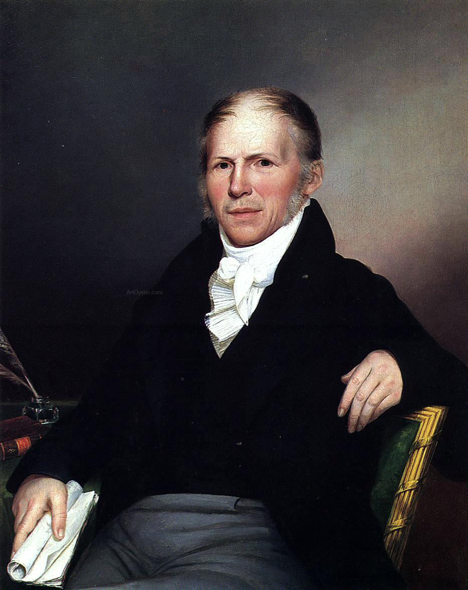 James Peale Portrait of William Young - Hand Painted Oil Painting