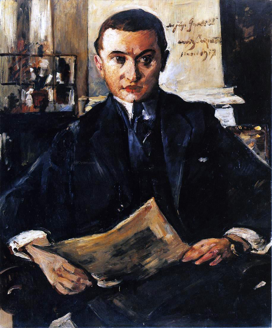 Lovis Corinth Portrait of Wolfgang Gurlitt - Hand Painted Oil Painting