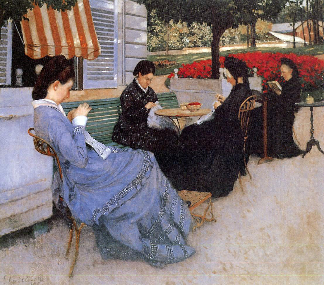 Gustave Caillebotte Portraits in the Countryside - Hand Painted Oil Painting