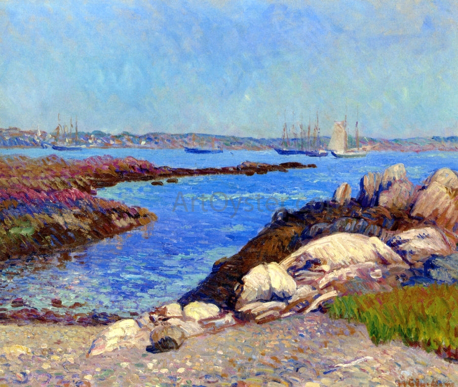 William James Glackens Portsmouth Harbor, New Hampshire - Hand Painted Oil Painting
