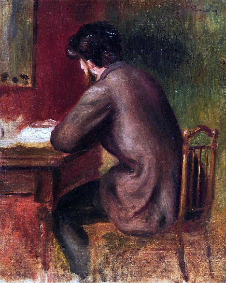 Pierre Auguste Renoir Posthumous Portrait of Frederic Bazille - Hand Painted Oil Painting