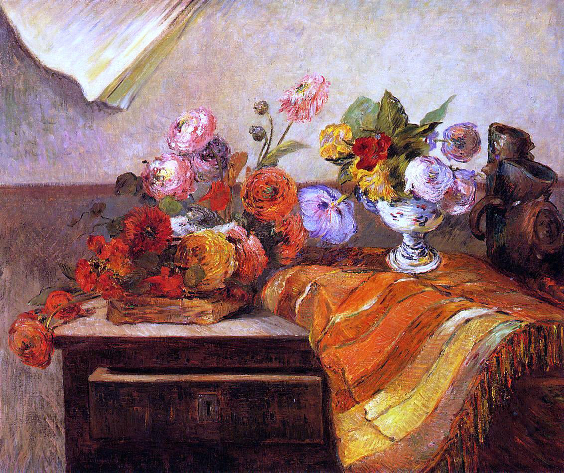 Paul Gauguin Pots and Bouquets - Hand Painted Oil Painting