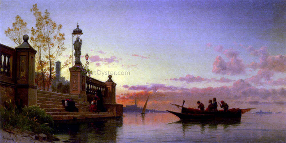 Hermann Solomon Corrodi Prayers At Dawn - Hand Painted Oil Painting