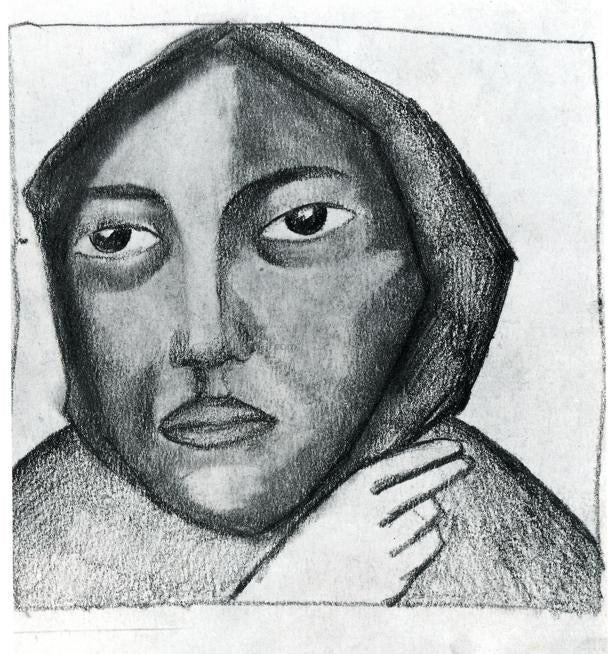 Kazimir Malevich Prayer Woman - Hand Painted Oil Painting