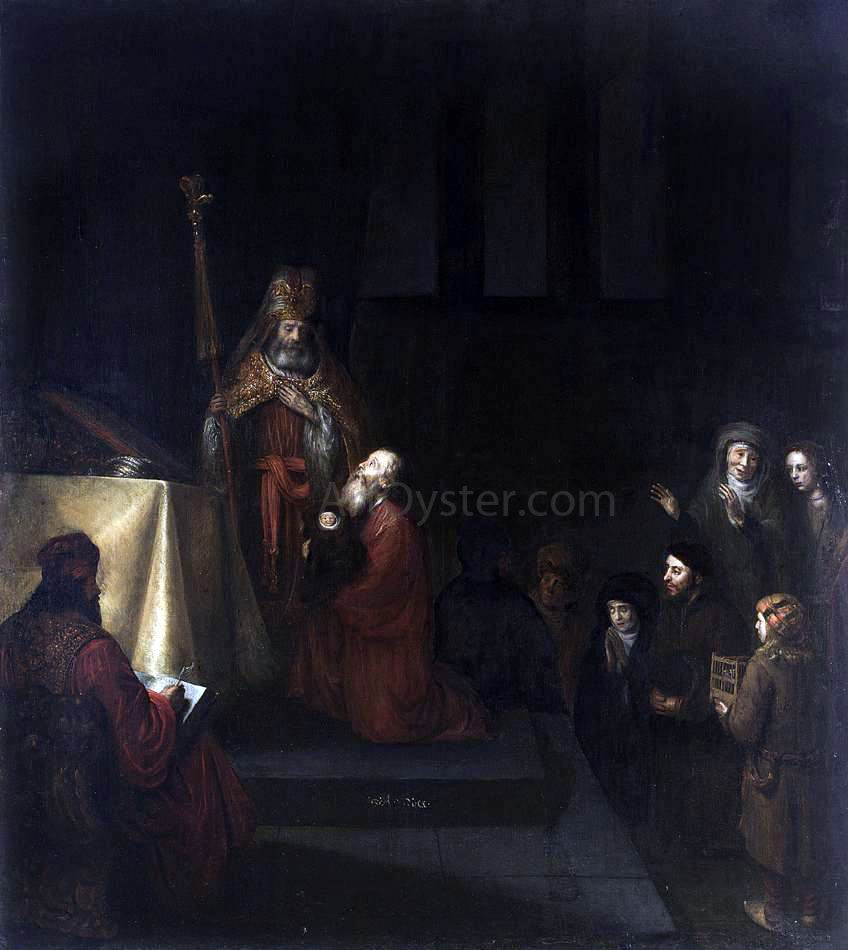 Abraham Van Dijck Presentation in the Temple - Hand Painted Oil Painting