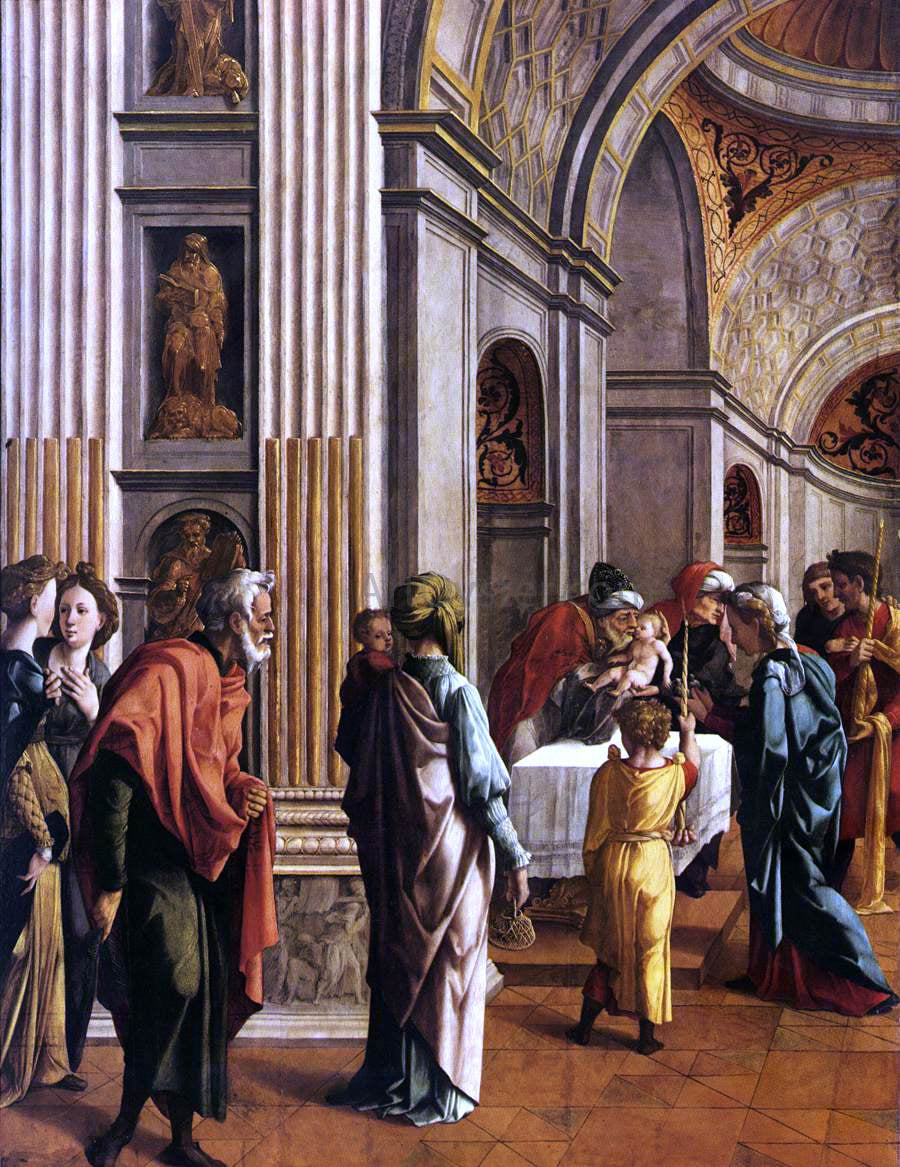 Jan Van Scorel Presentation of Jesus in the Temple - Hand Painted Oil Painting