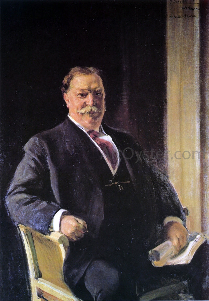 Joaquin Sorolla Y Bastida President Taft - Hand Painted Oil Painting